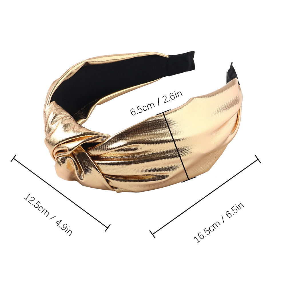 Solid Shampoo Hair Clip Knotted Hoop