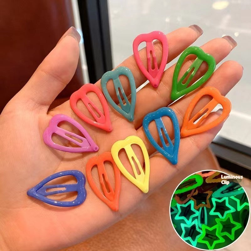 Trendy Luminous Children's Paint Barrettes Cute