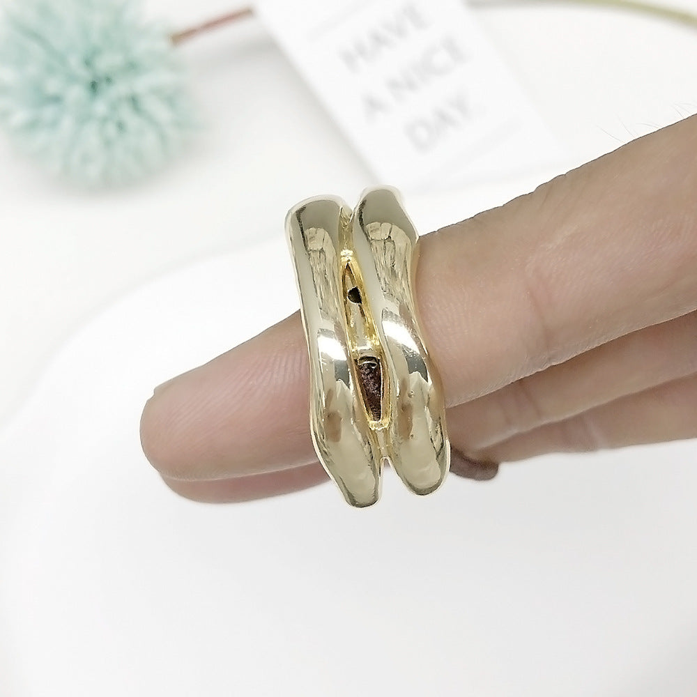 U-shaped Metal Ponytail Hair Ring Advanced Sense Hair-binding
