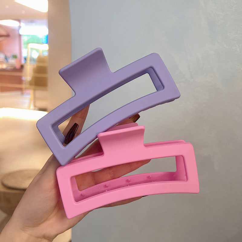 Volume Large Size Color Shark Clip Thick Hair Grip