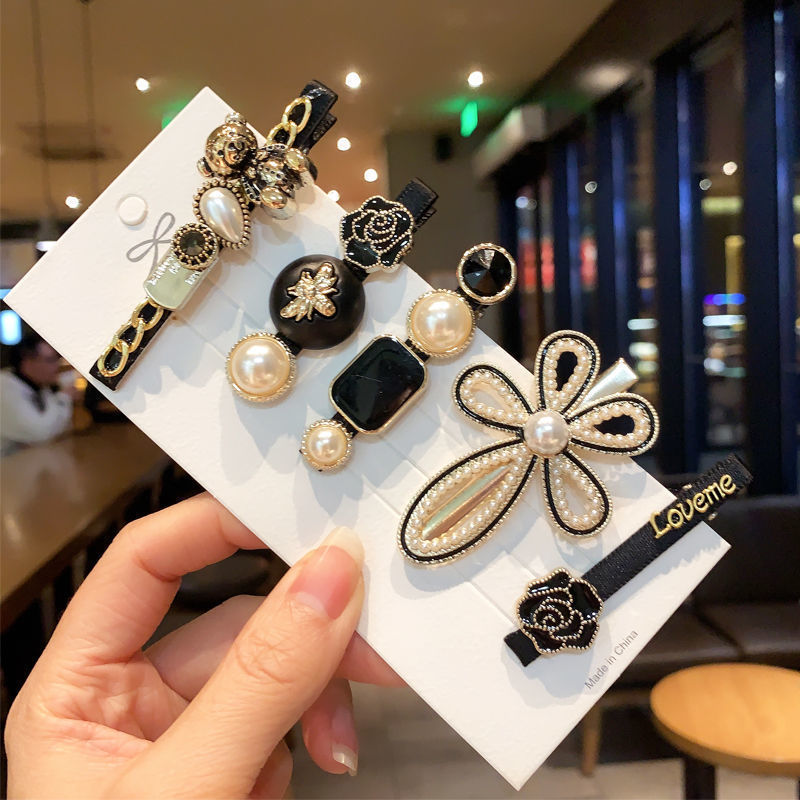 Flower 8 Barrettes Cute Pentagram Clip