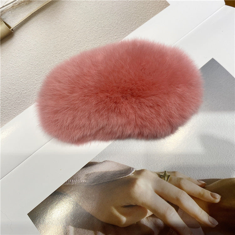 Best Korea Real Otter Hair Hair Clip Female