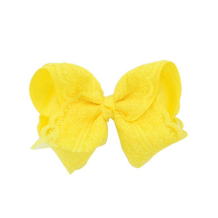 Ribbed Bubble Flower Children's Hair Clip Bow