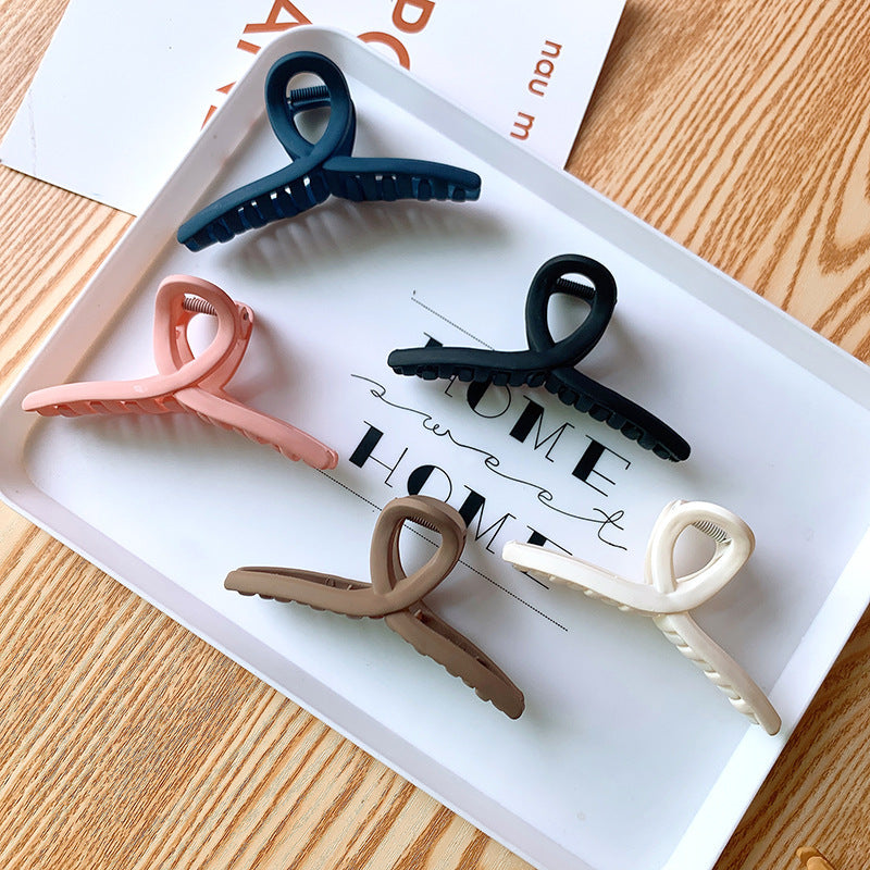 Women's Fashion Temperament Pure Color Barrettes