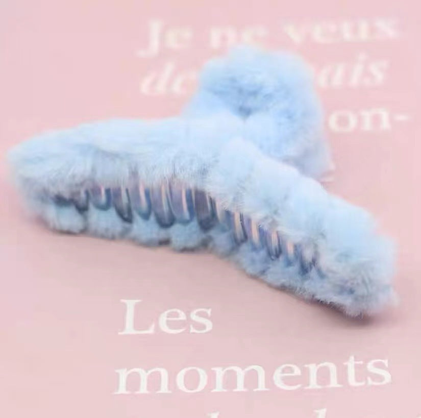 Plush Catch Shark Clip Hair Clip Headdress