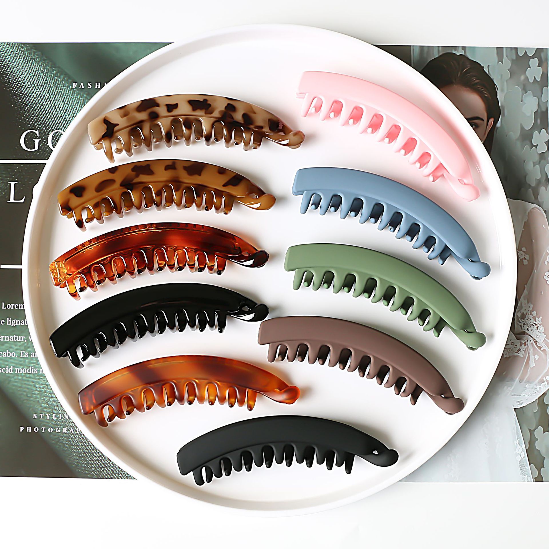 Best Banana Hair Clip Claws Banana Chic Hair Clamps Hairpin Strong Hold Ponytail Holder