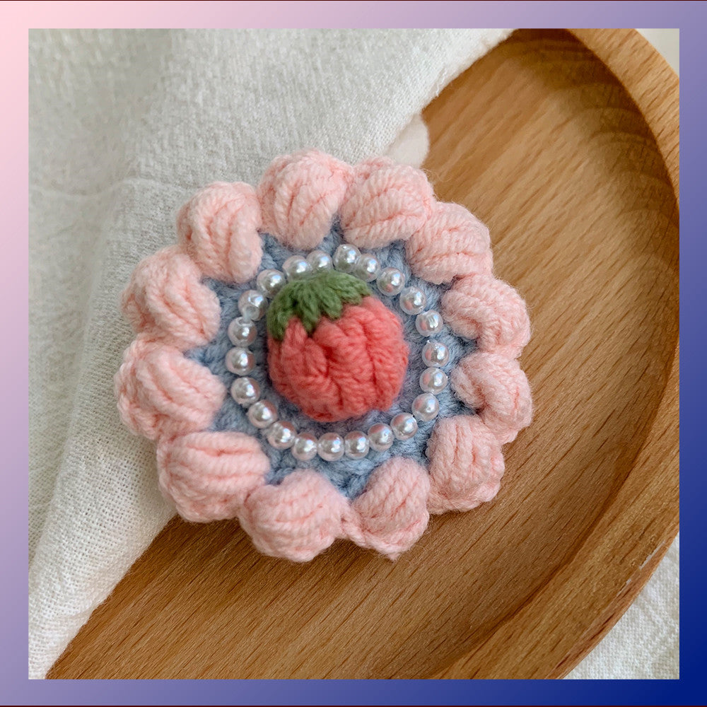 Fashion Braided Yarn Three-dimensional Hair Clip