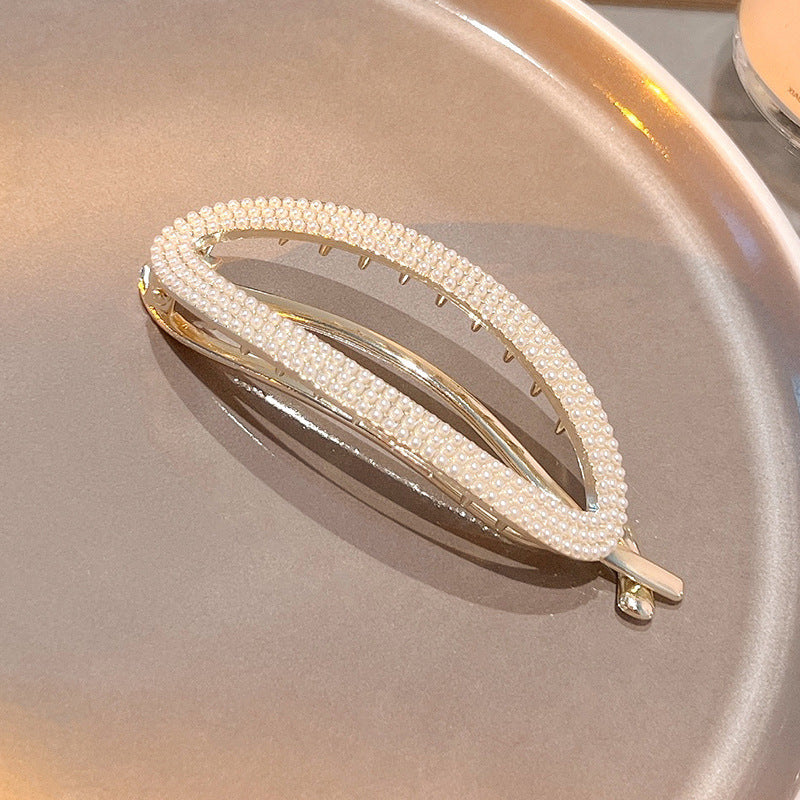 Best Sparkling Delicate Round Curved Hair Buckle Clip