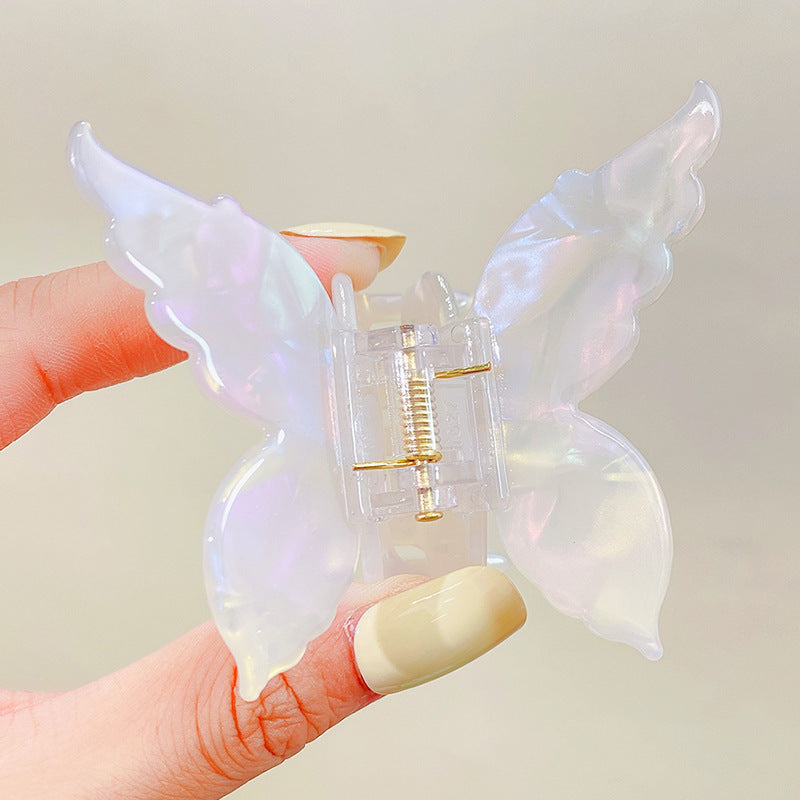 Acetic Acid Board Marble Pattern Hair Clip