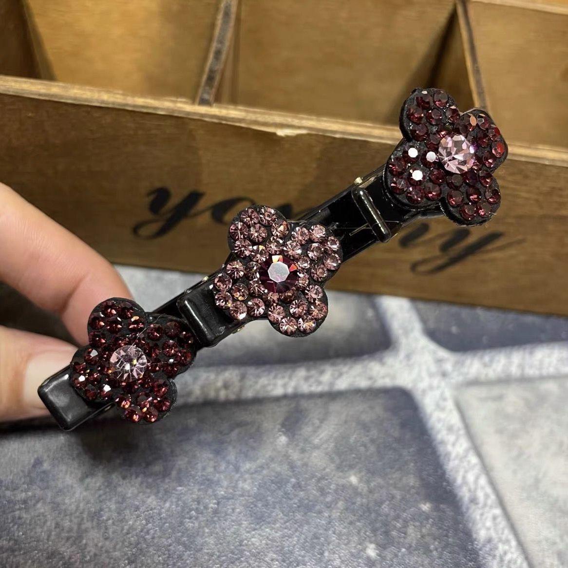 One Side Clip With Diamond Hair Accessories