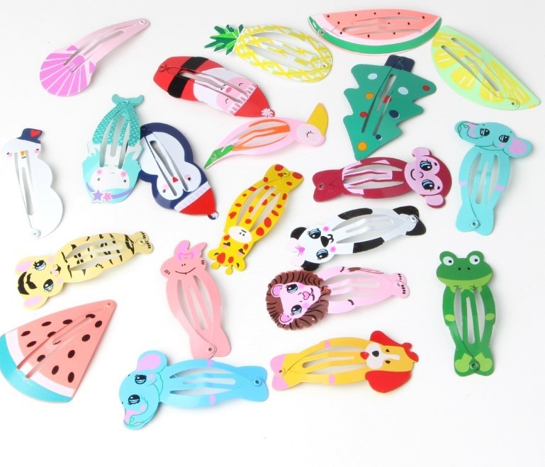 Cute Printed Animal Hair Clip Headwear