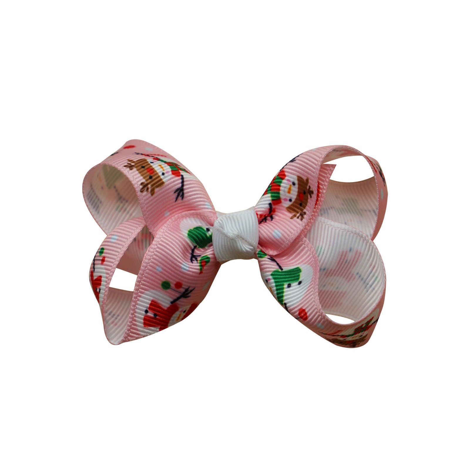 Santa Claus Printed Bow Barrettes European And American