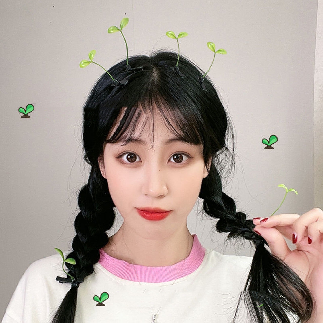 Cute Super Cute Broken Hair Chuck Top Clip Hair Accessories