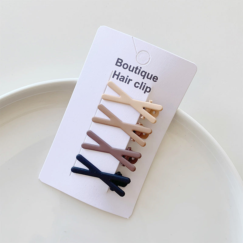 Milk Tea Hair Clip Coffee Color Bb