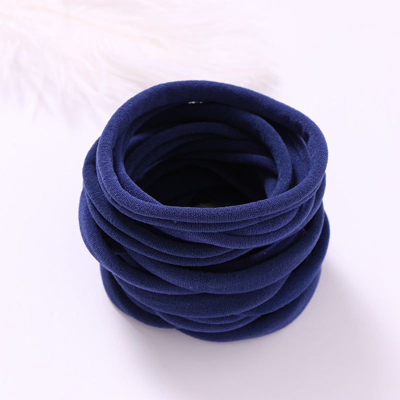 INS Seamless Nylon Fine Hair Band Children's Hair Ring Handmade DIY Baby Headband