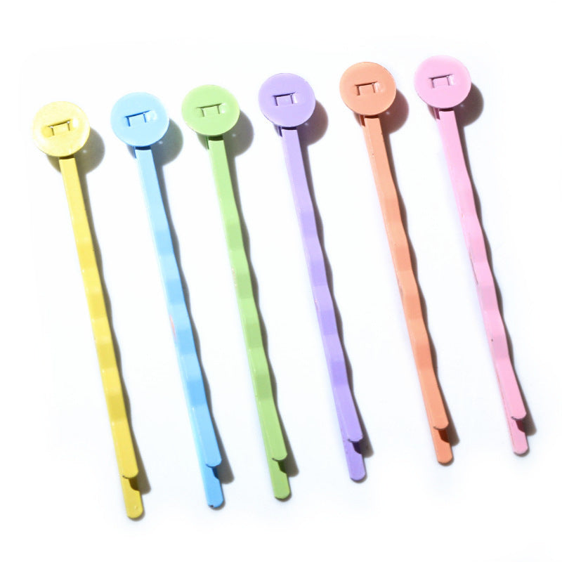 Candy Color Band Tray Clip Internet Celebrity Small Hairpin Handmade Hair Accessories