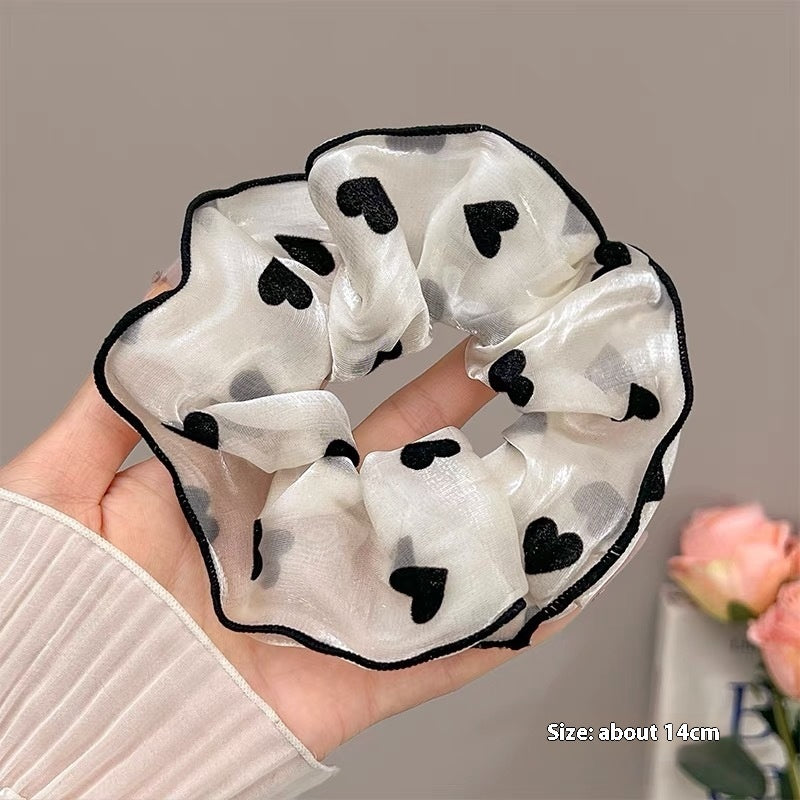 Summer Super Fairy Sweet Lace Large Intestine Hair Ring