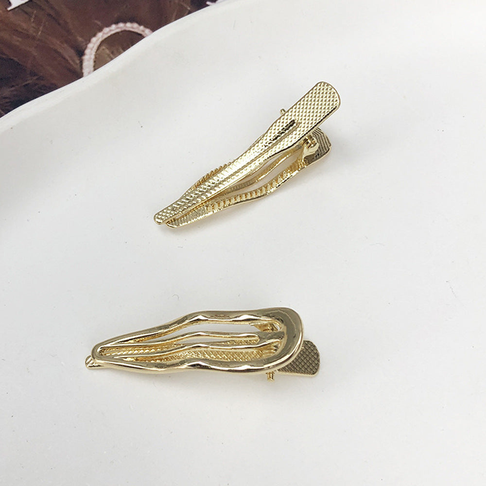 Metal Cold Barrettes Korean Style Piggy Side Clip Alloy Five-pointed Star