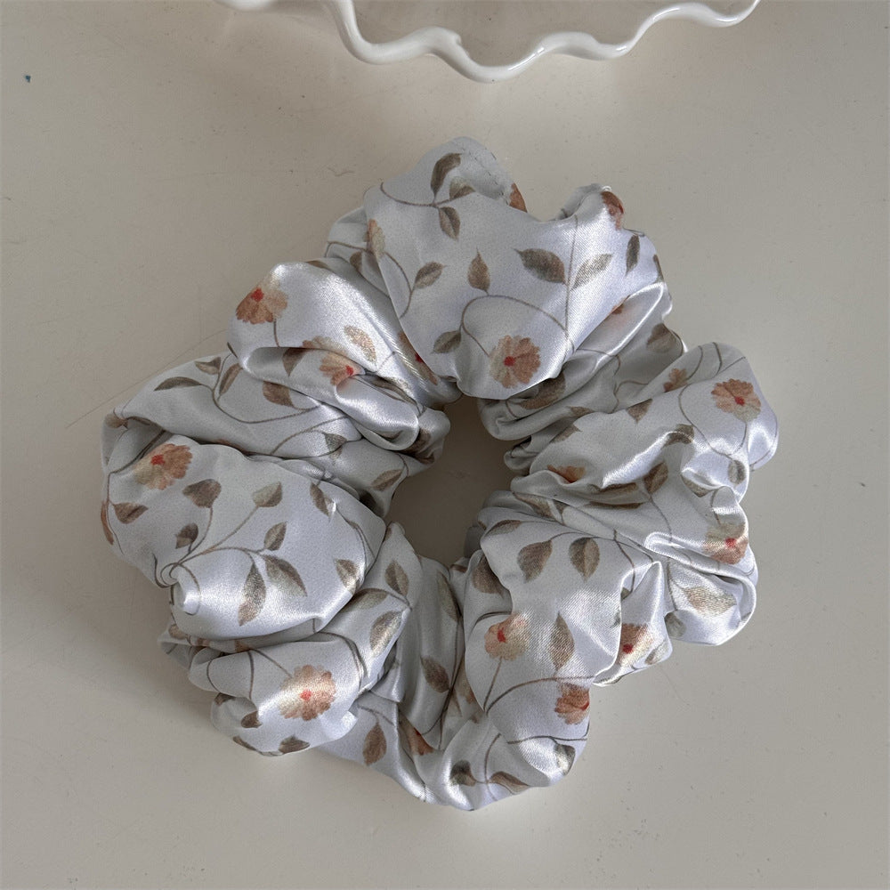 Floral Pillow Hair Ring High Elasticity