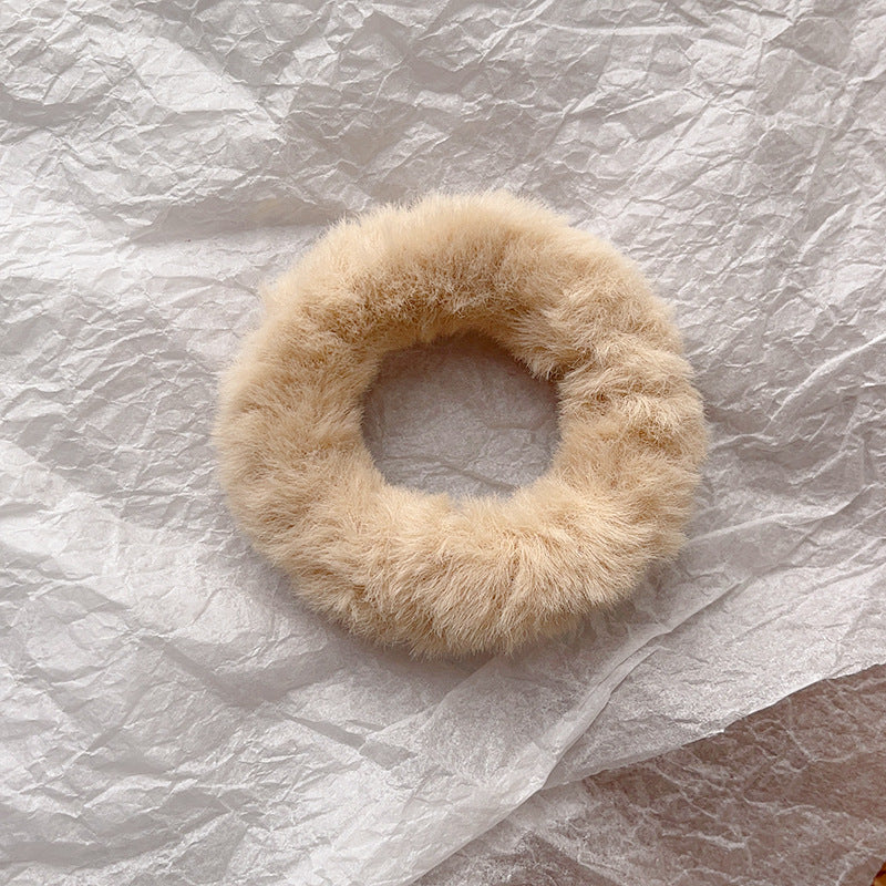 Cute Plush Intestine Hair Ring  Scrunchies  Girls' Hair Accessories