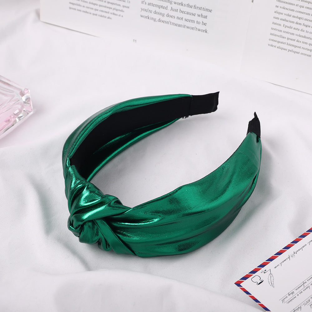Solid Shampoo Hair Clip Knotted Hoop