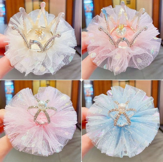 Girls Crown Headdress Children's Crown Princess Barrettes