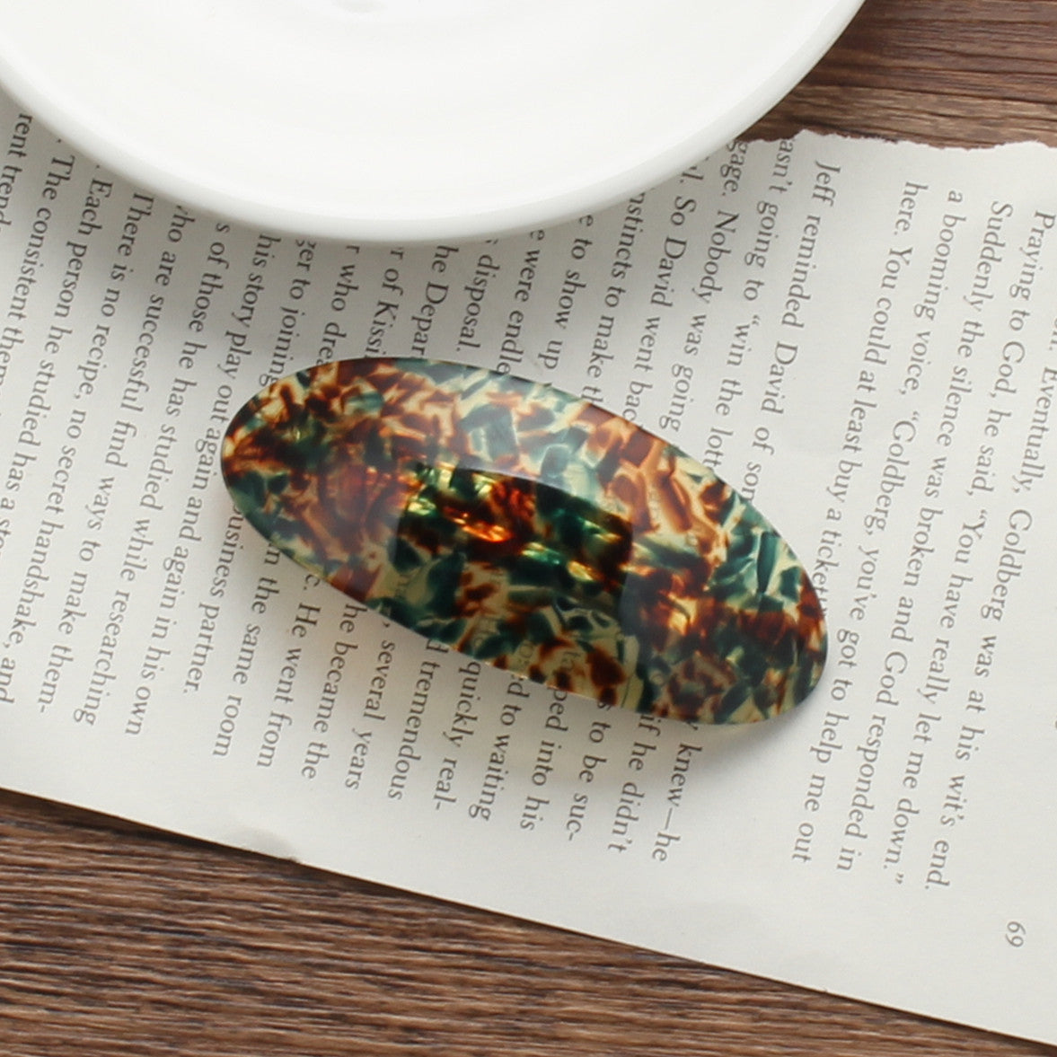 Oval Clip Half Hair Accessories Female