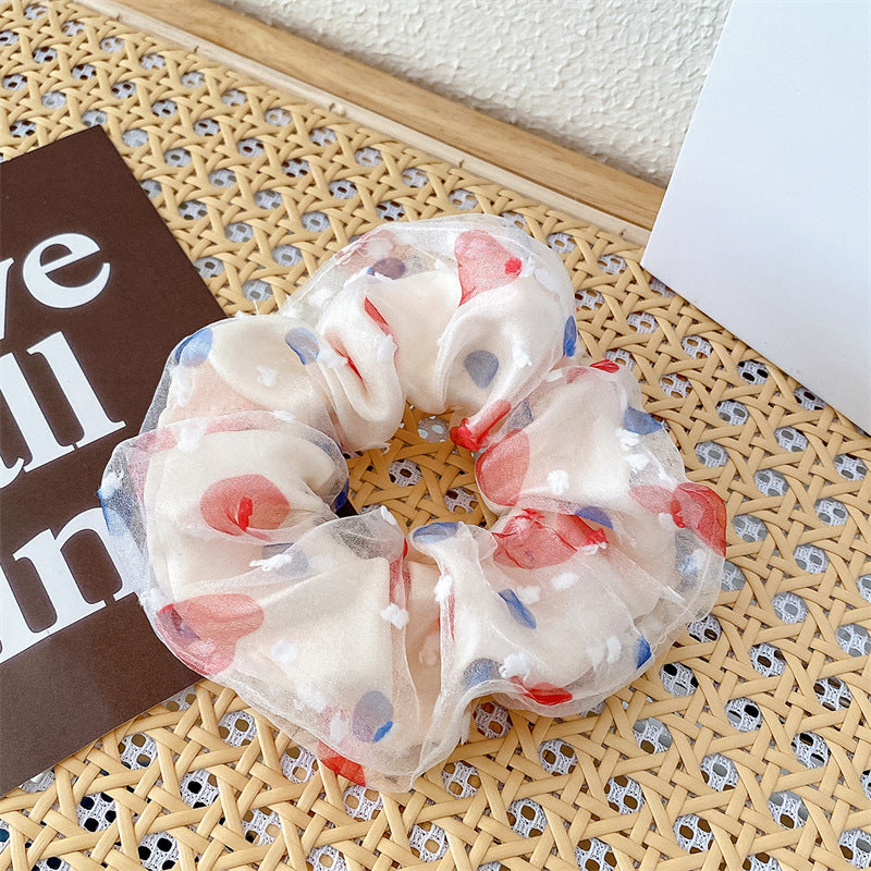Ponytail High Elastic Large Intestine Hair Ring