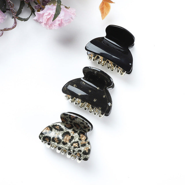 Women's Fashion Personalized Acrylic Printing Barrettes