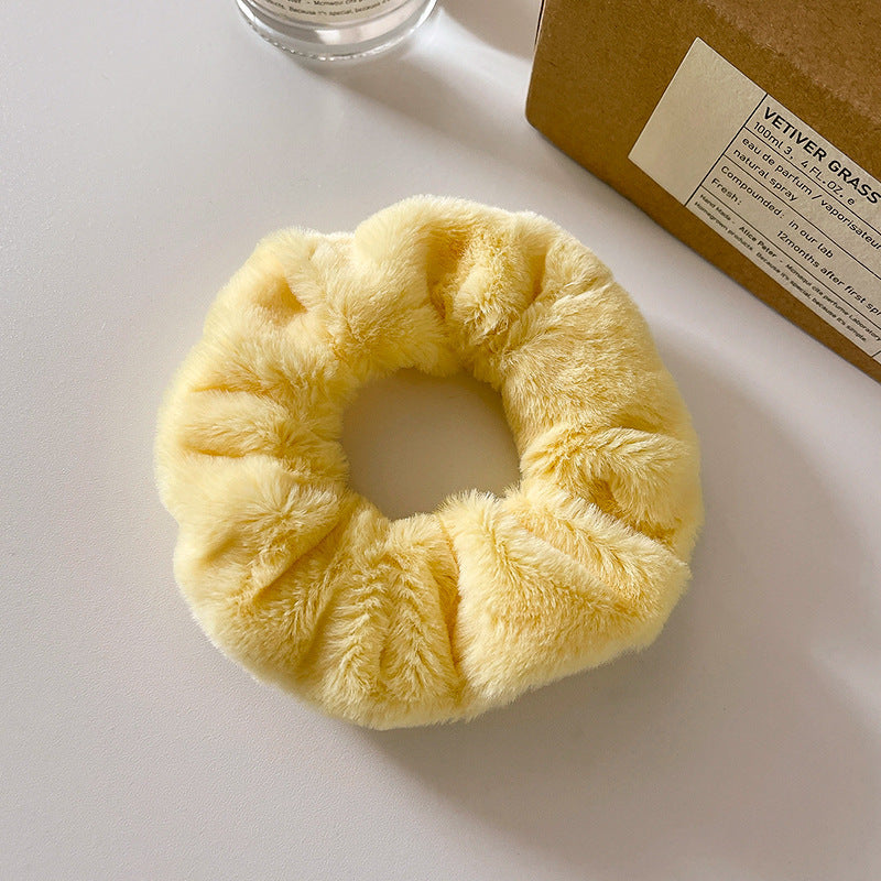 Cute Plush Intestine Hair Ring  Scrunchies  Girls' Hair Accessories