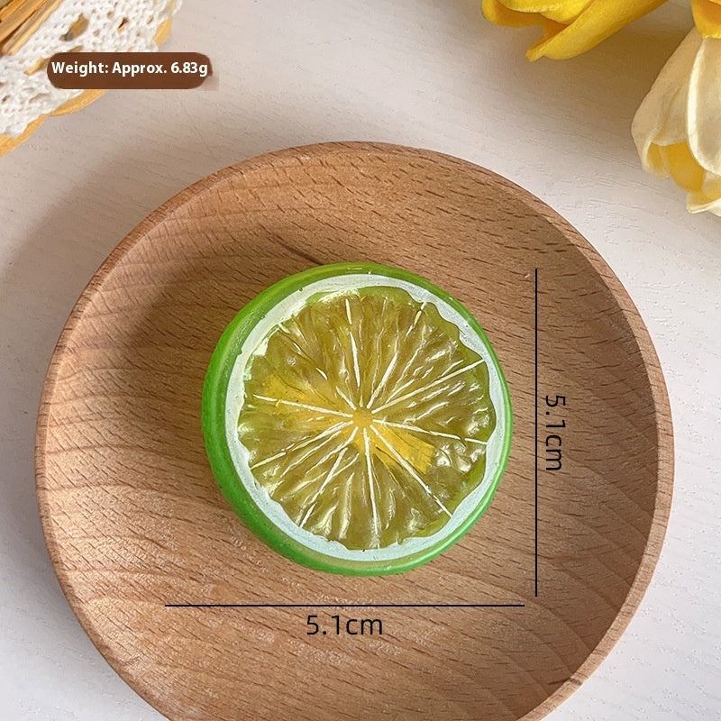 Simulation Cartoon Fruit Barrettes