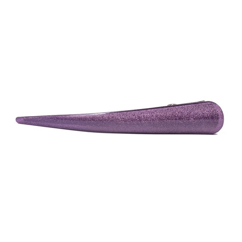Glittering Powder Glossy Barrettes Lengthened Ox Horn Hairclip