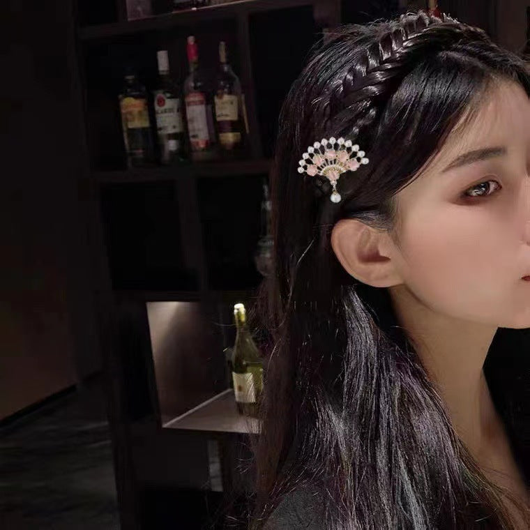Best Elegant Pearl Antique Style Fan Hair Clip