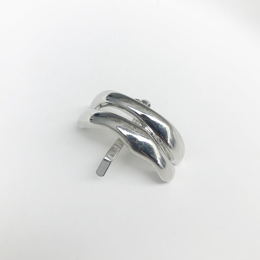 U-shaped Metal Ponytail Hair Ring Advanced Sense Hair-binding