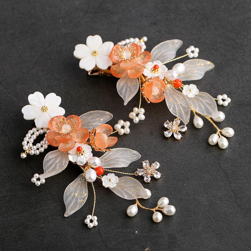 Ancient Style Handmade Hair Crown Fringed Gradient All-match Hair Accessories