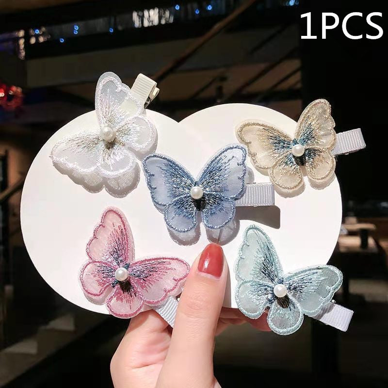 Korean Crystal Starfish Hair Clip Ladies Side Clip Duckbill Clip Macaron Hair Clip
