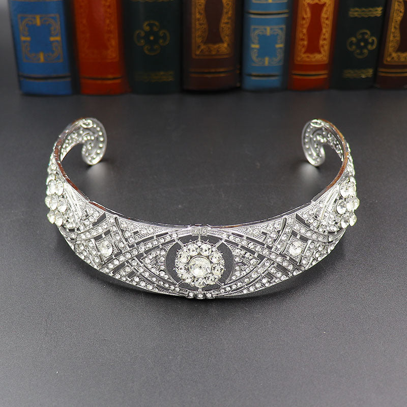 Women Bridal Crown New Fashion Luxury Crystal Bridal Crown