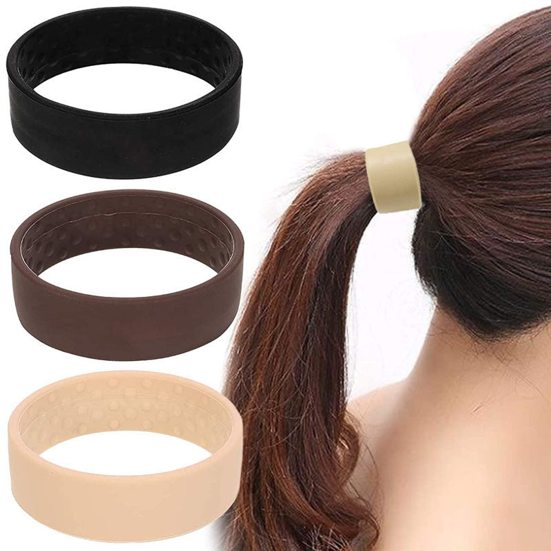 Silicone Hair Ring Foldable Environmentally Friendly Seamless