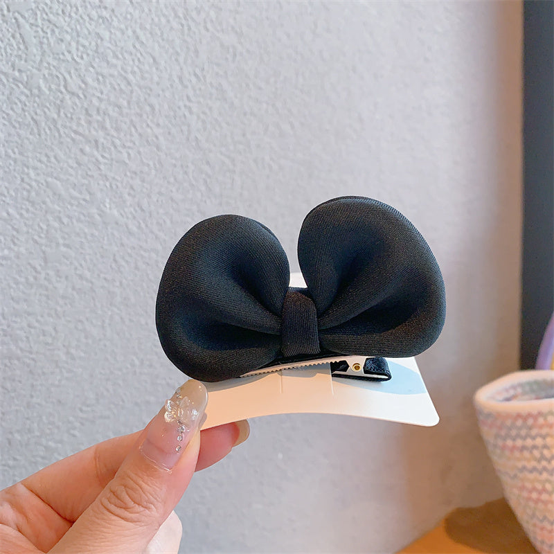 3D Ear Basic Big Bow Hair Clip
