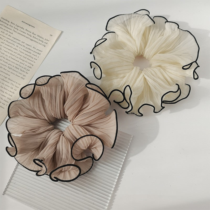 Elegant Headband Female Bun Pleated Large Intestine Hair Ring
