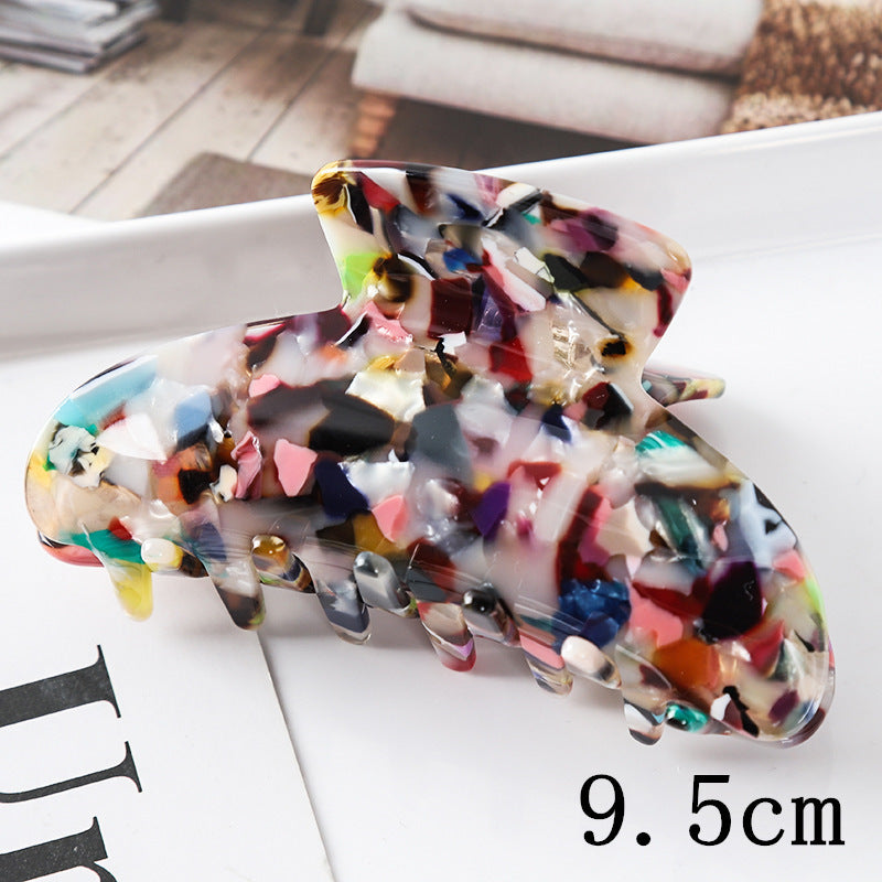 Hair Claw Plate Ponytail Top Clip On Back Of Head