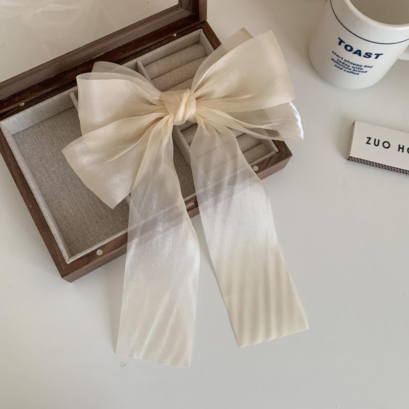 Female Sweet Desire Mesh Bow Hair Clip
