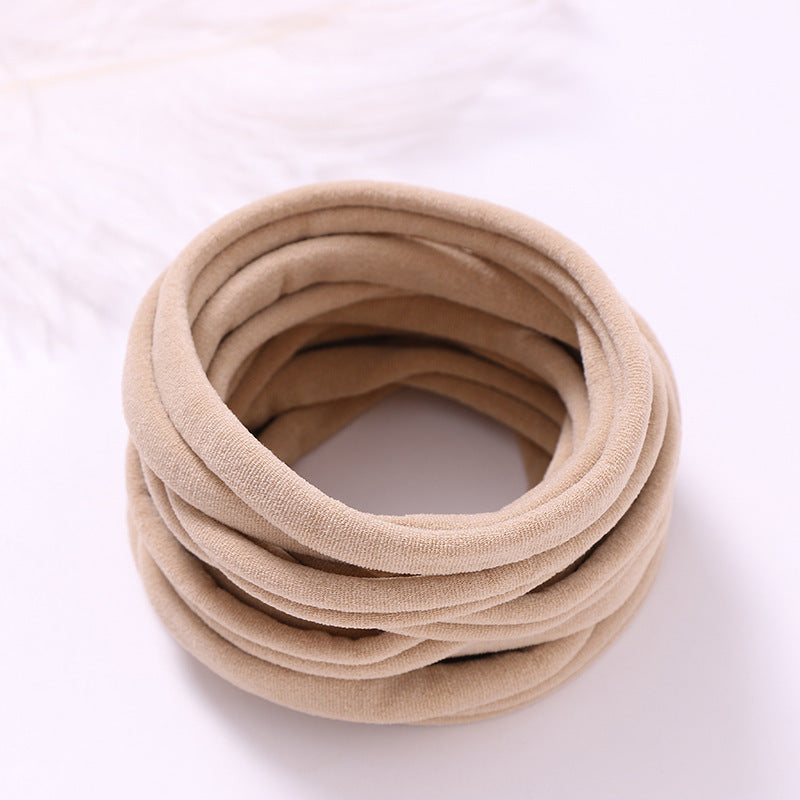 INS Seamless Nylon Fine Hair Band Children's Hair Ring Handmade DIY Baby Headband