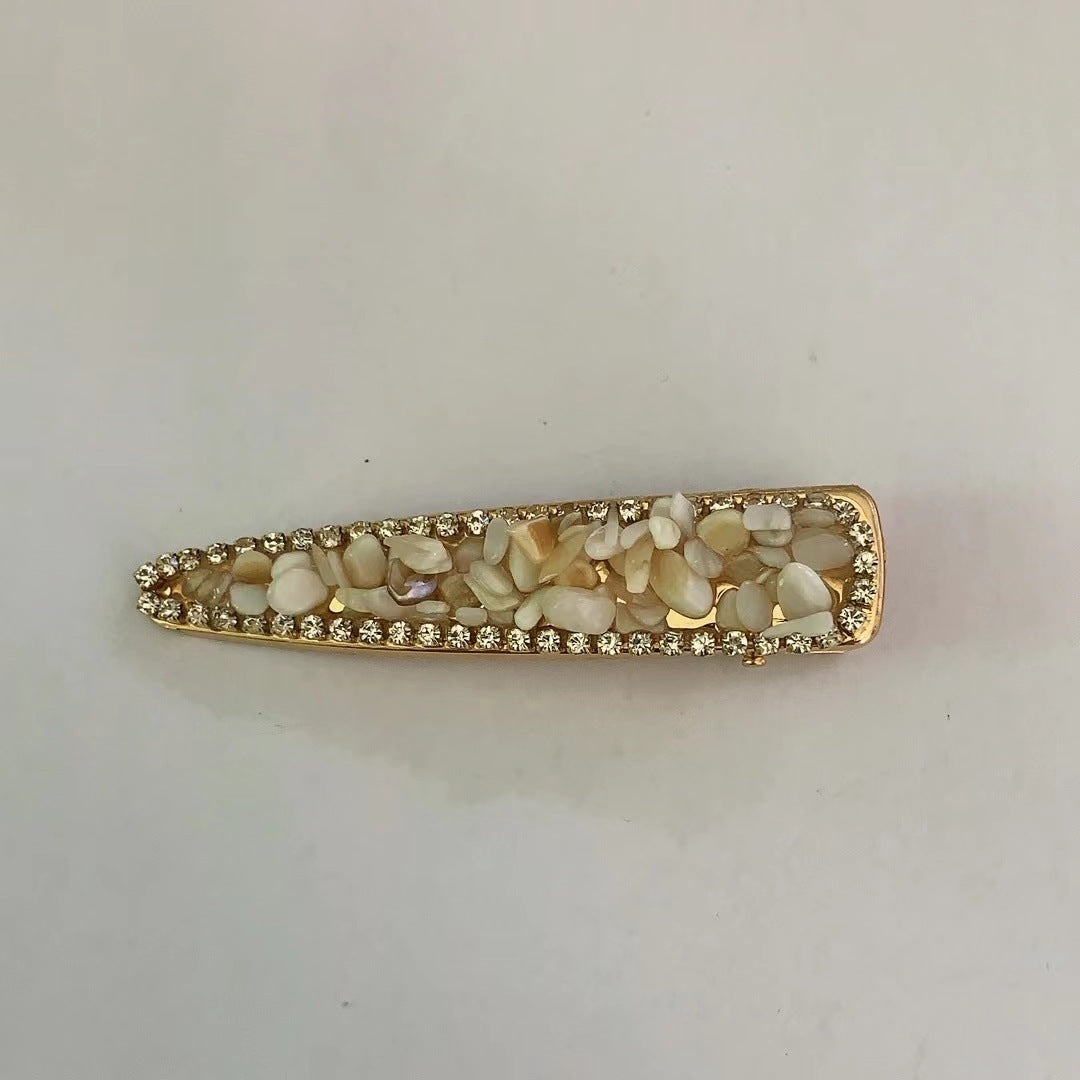 Rhinestone Barrettes Girl Side Clip And Barrettes Side Bangs Clip Top Clip Hairpin