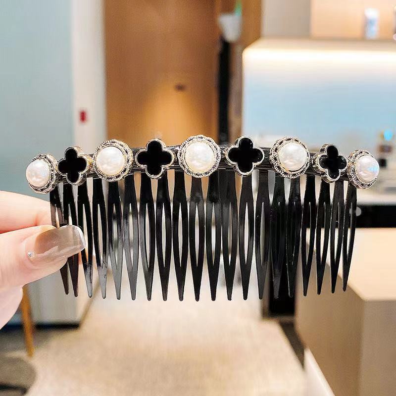 New Black Bangs Comb Clip Non-slip Hair Accessories