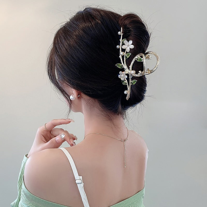 Best Exquisite Opal Flowers Barrettes Women