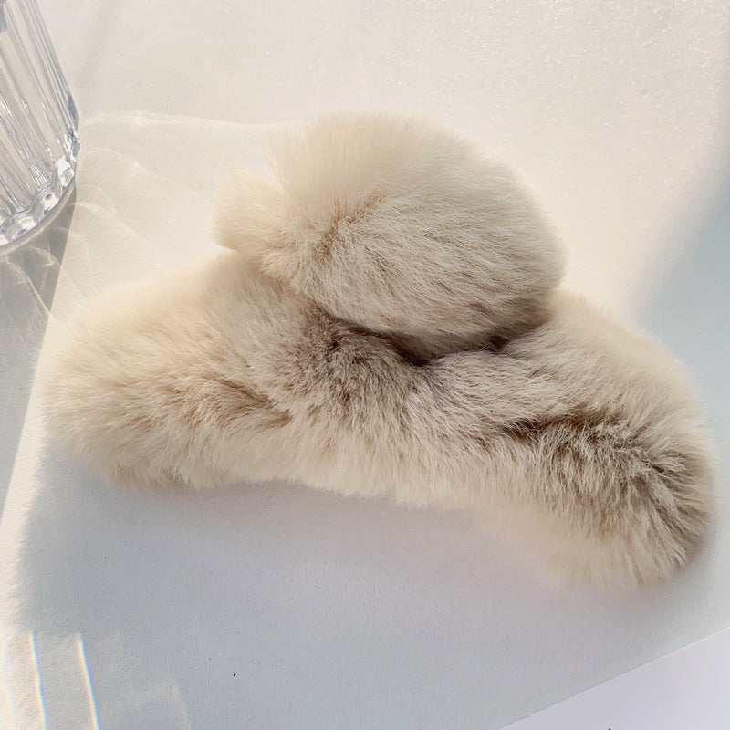Best Korea Real Otter Hair Hair Clip Female