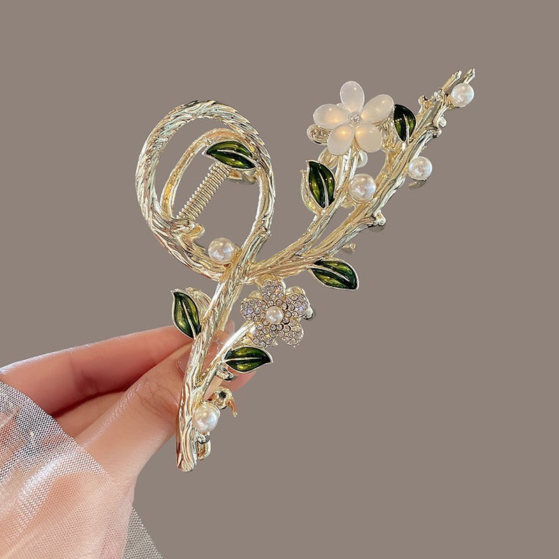 Best Exquisite Opal Flowers Barrettes Women