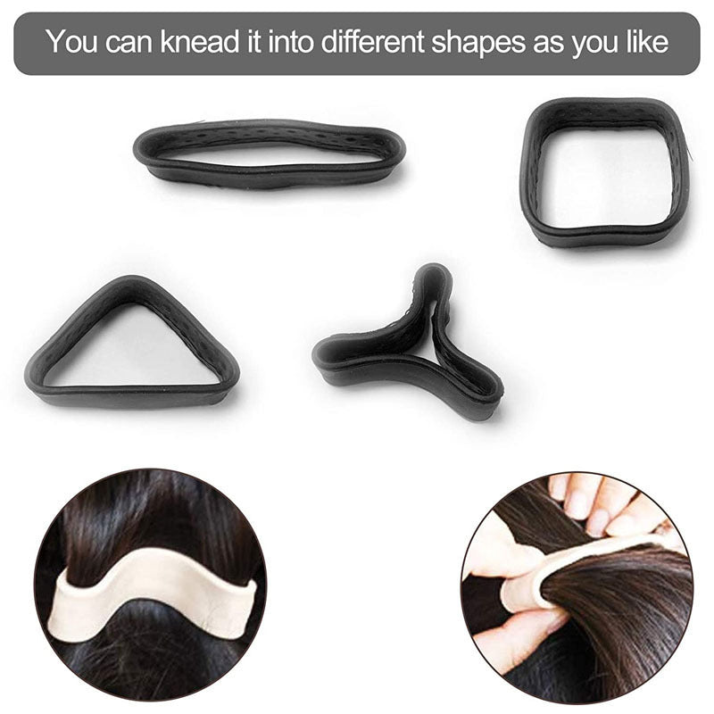 Silicone Hair Ring Foldable Environmentally Friendly Seamless