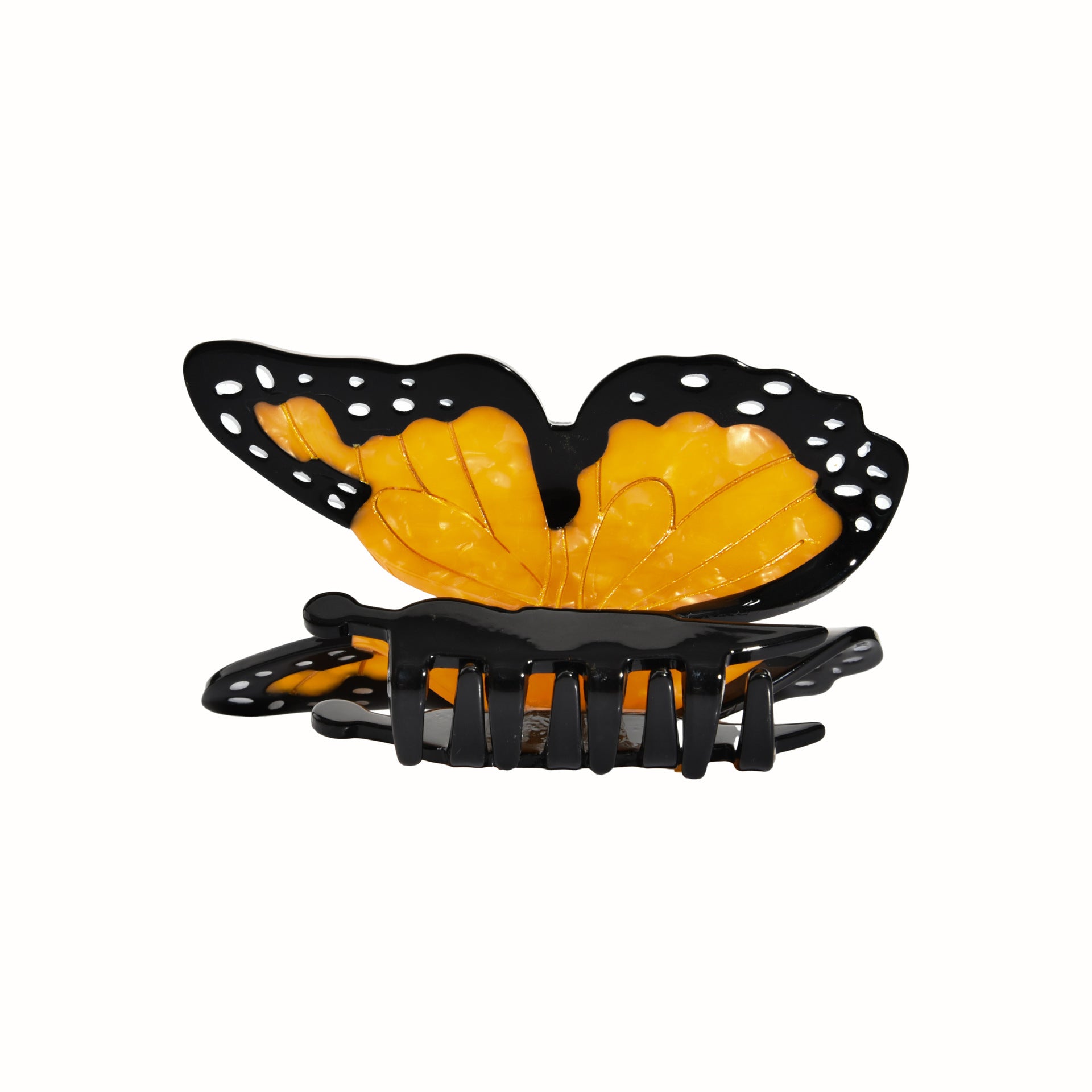 Acetate Butterfly Grip Large Sweet Hair Clip Back Spoon Updo Shark Claw